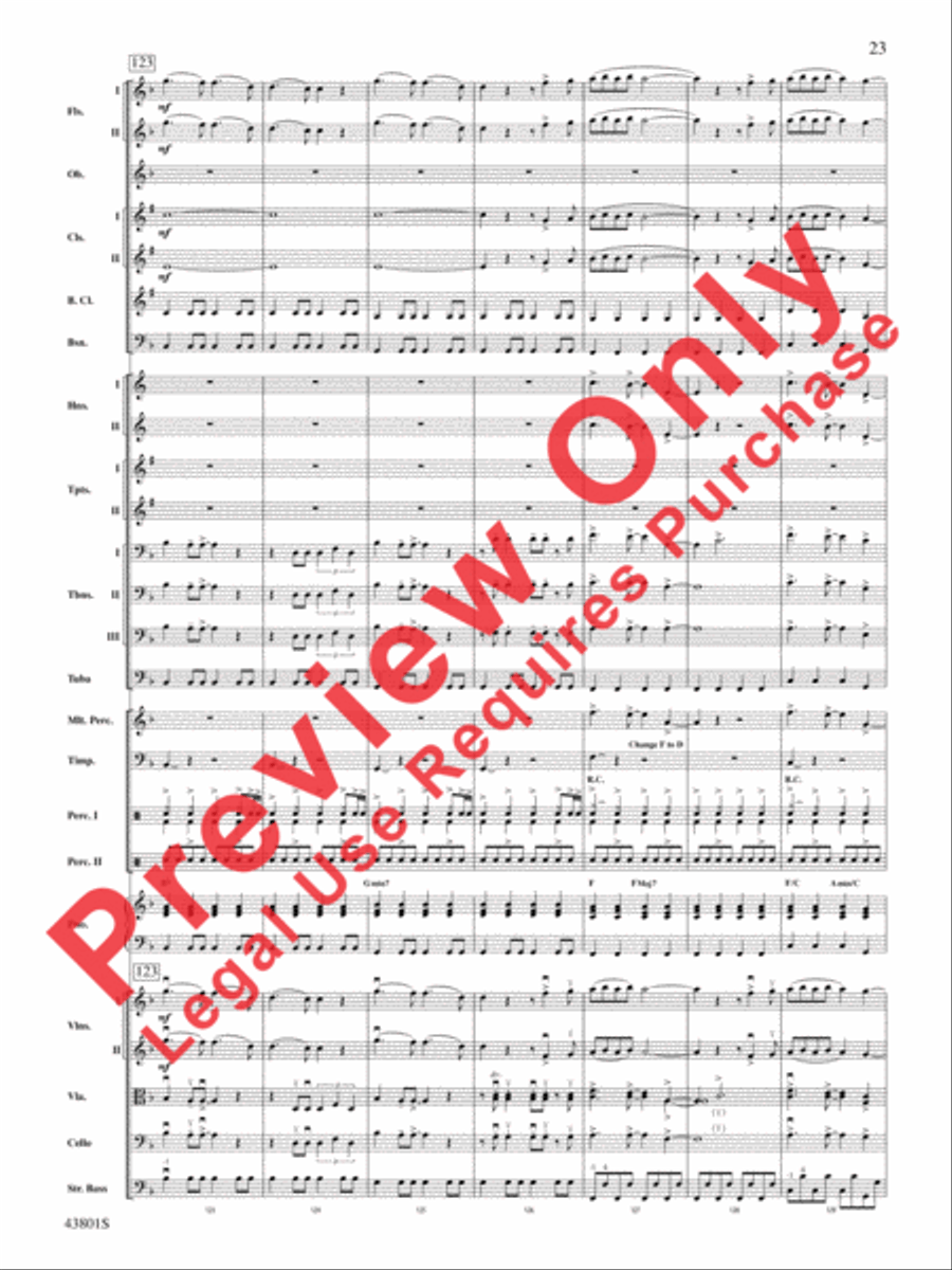 Bruno Mars' Greatest Hits Full Orchestra scores gallery preview page 24