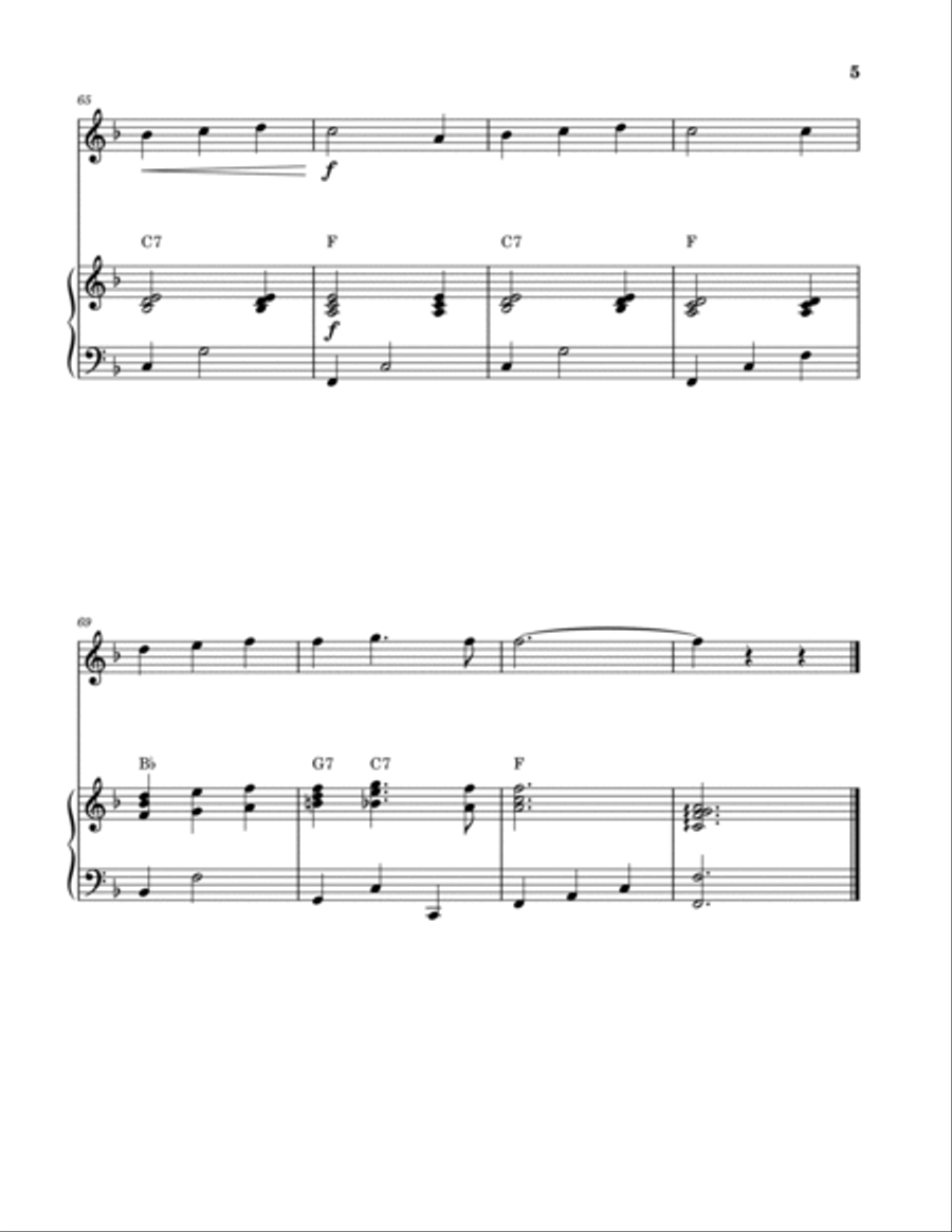 My Wild Irish Rose (Flute and Piano) My Wild Irish Rose (Flute and Piano) Flute Solo scores gallery preview page 5