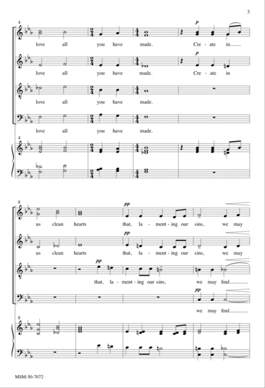 Almighty and Everlasting God Divisi scores gallery preview page 3