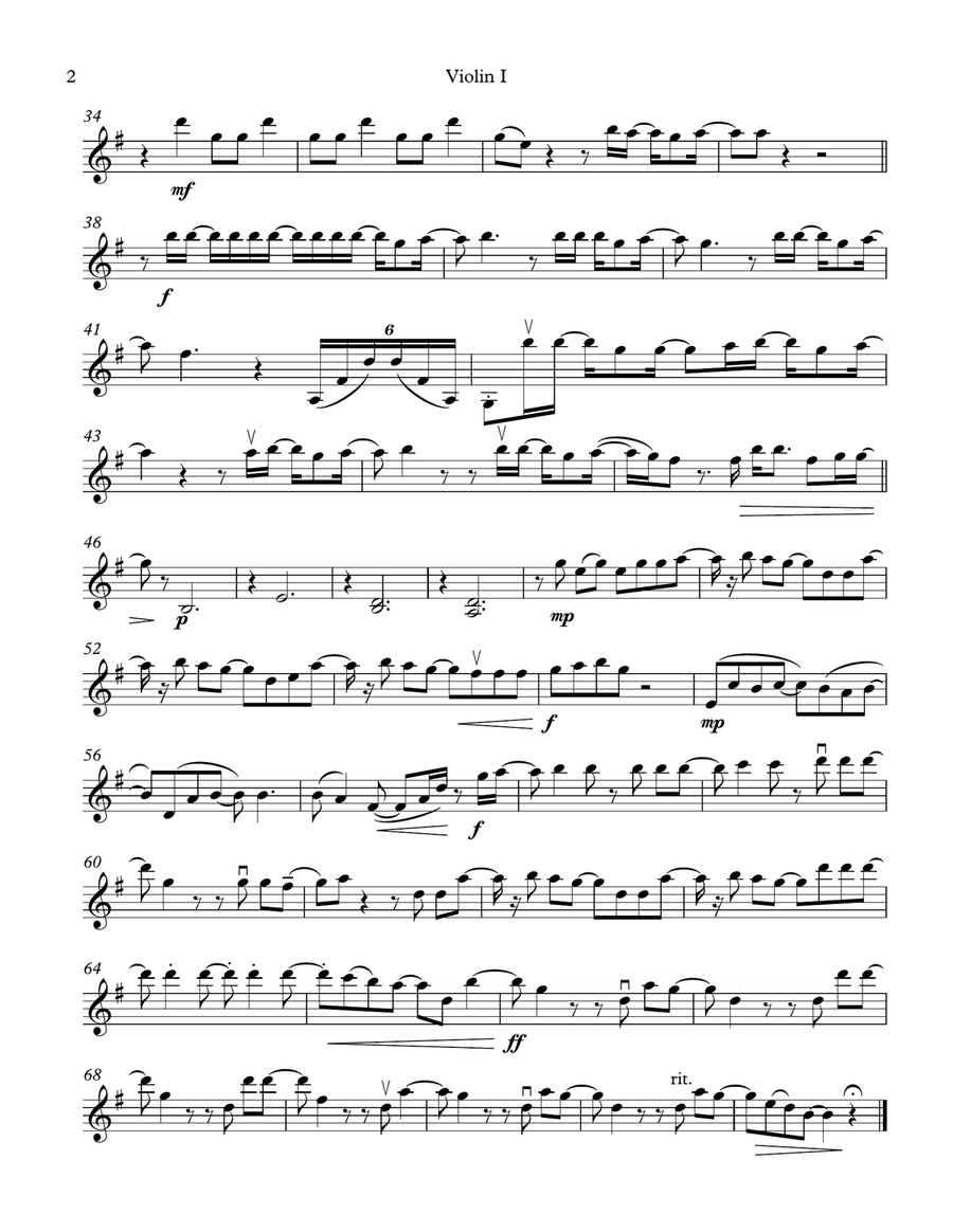 Hands Down String Quartet scores gallery preview page 2