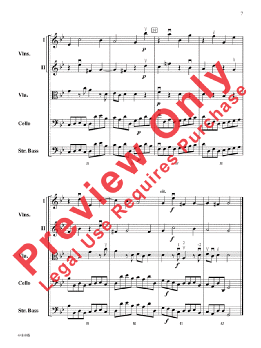 Concerto Grosso, Opus 6, No. 8 String Orchestra scores gallery preview page 28