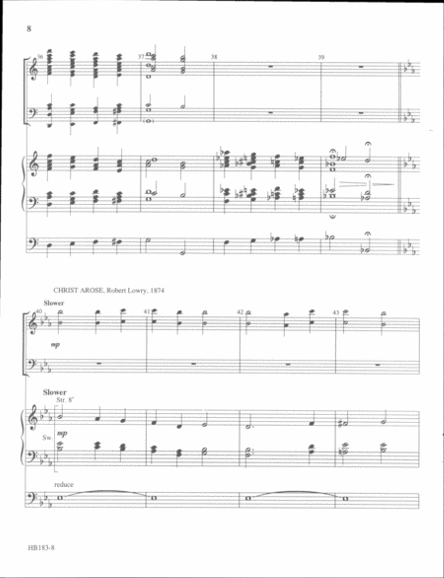 Fantasia for Easter Morning - full score Handbell Choir scores gallery preview page 7