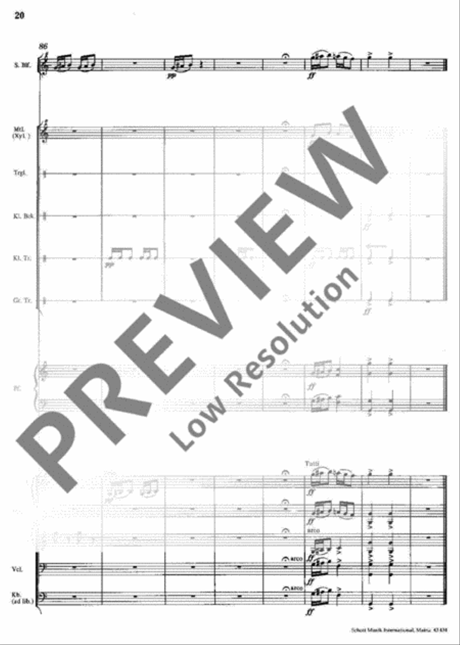 Baladă şi joc Baladă şi joc Orchestra scores gallery preview page 21