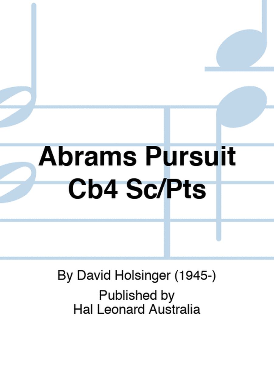 Abrams Pursuit Cb4 Sc/Pts