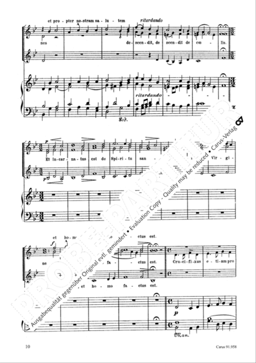 St. Benedictus-Messe SSA scores gallery preview page 11