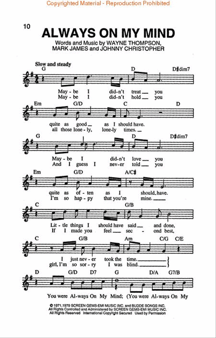 Elvis Elvis Guitar scores gallery preview page 3