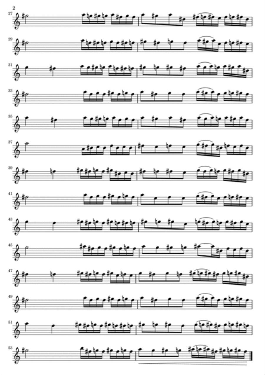 Aperiodic Symmetry Violin Solo scores gallery preview page 2