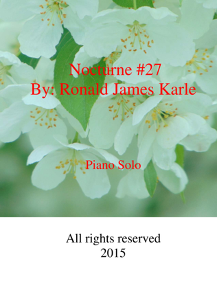 Nocturne #27 by: Ronald J. Karle