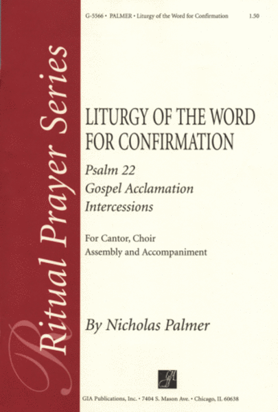 Liturgy of the Word for Confirmation - Instrument edition