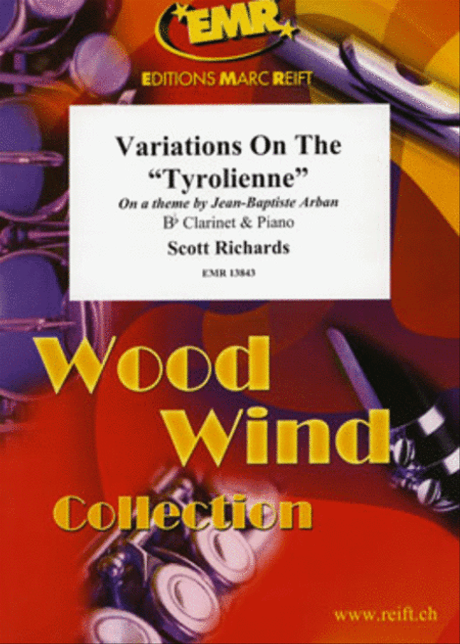 Variations On The Tyrolienne Clarinet Solo scores gallery preview page 1