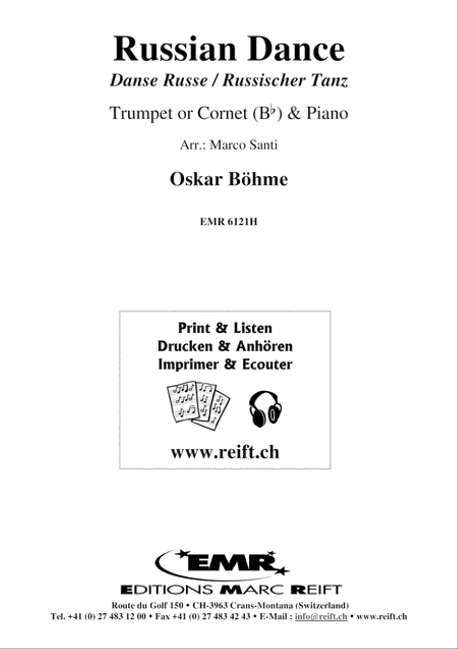 Russian Dance Cornet scores gallery preview page 2