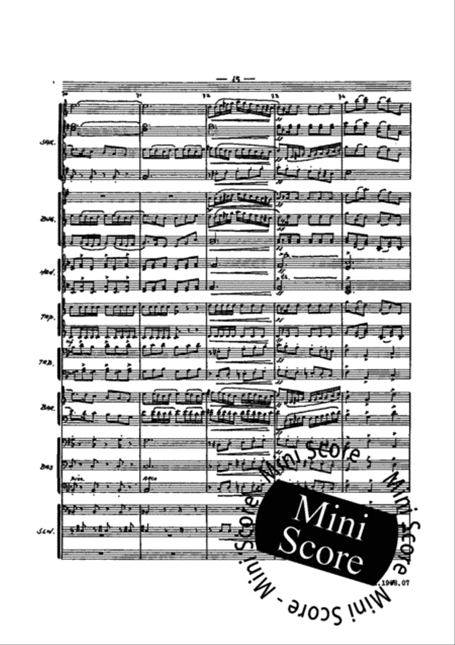 Concertante Muziek Concert Band scores gallery preview page 19