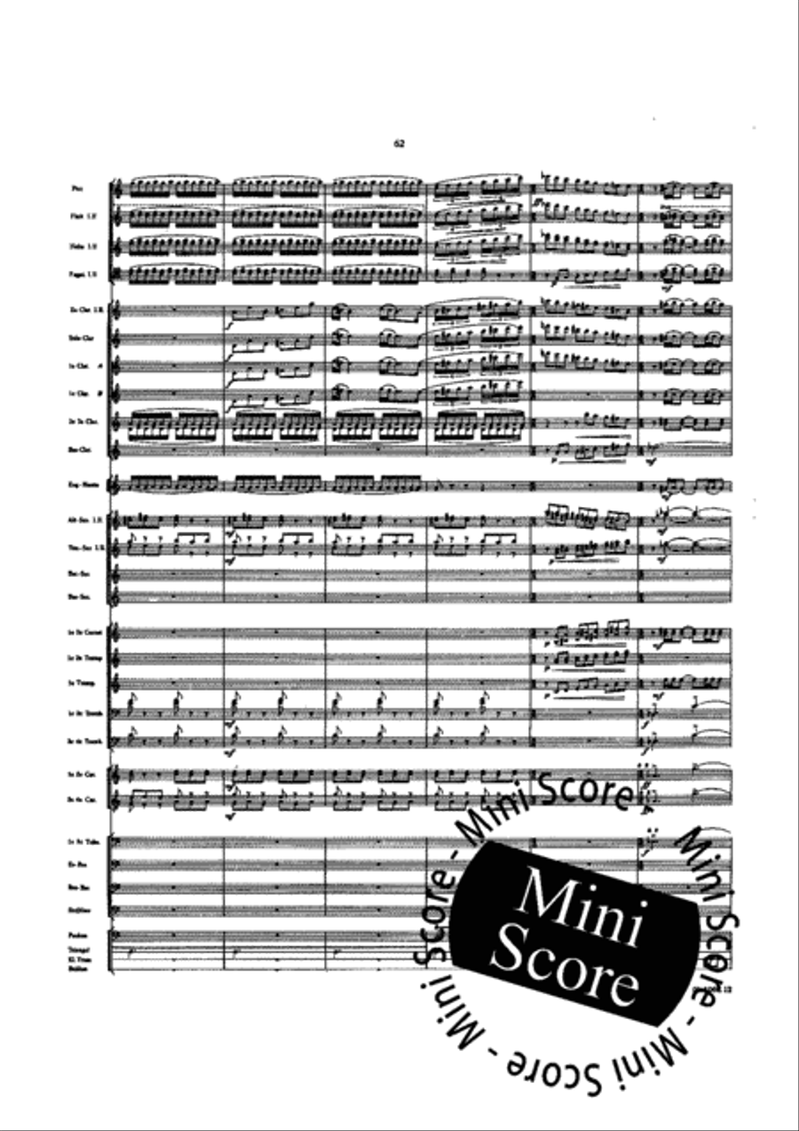 Symphonie pour Orchestre d'Harmonie Concert Band scores gallery preview page 68