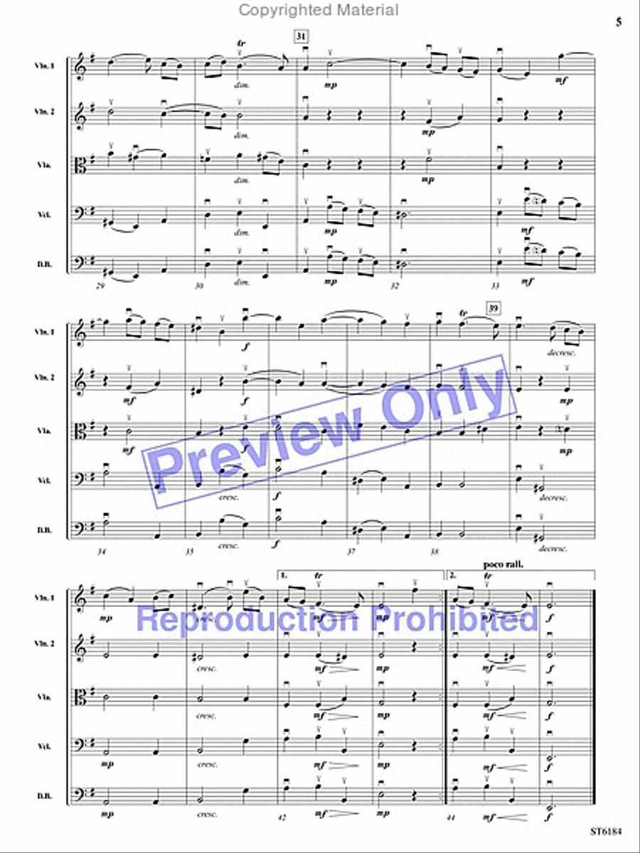 Sonata No. 8 String Orchestra scores gallery preview page 4