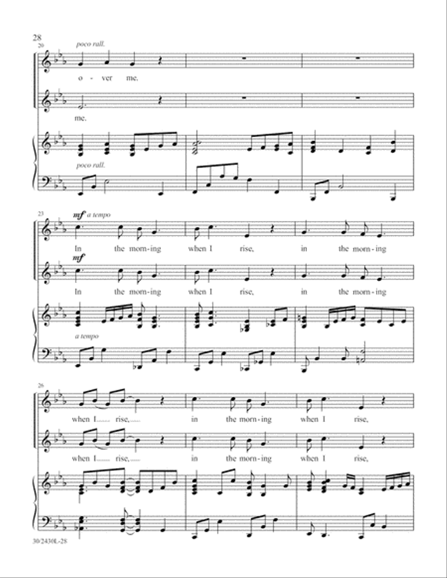Simply Spirituals Unison Choir scores gallery preview page 29