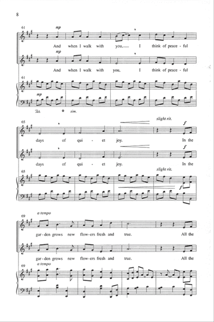 Days of Quiet Joy SA scores gallery preview page 7
