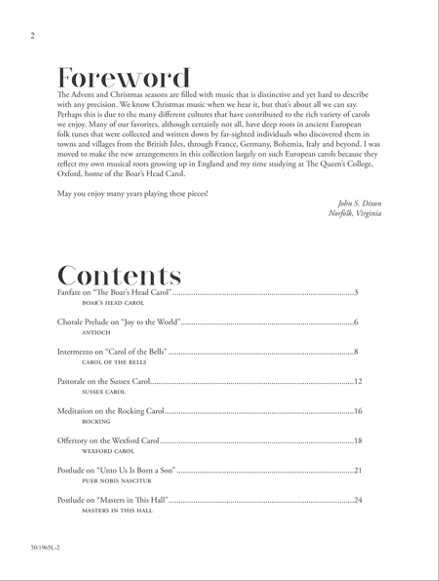 Christmas Presents for Organ (Digital Delivery) Organ scores gallery preview page 2