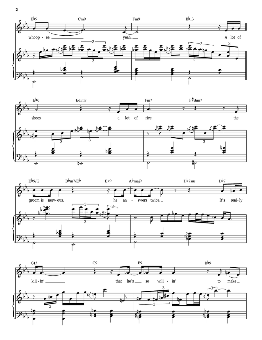 Makin' Whoopee! Makin' Whoopee! Piano, Vocal scores gallery preview page 2