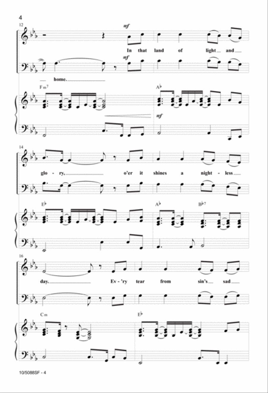 This Is Not My Place of Resting 4-Part scores gallery preview page 4