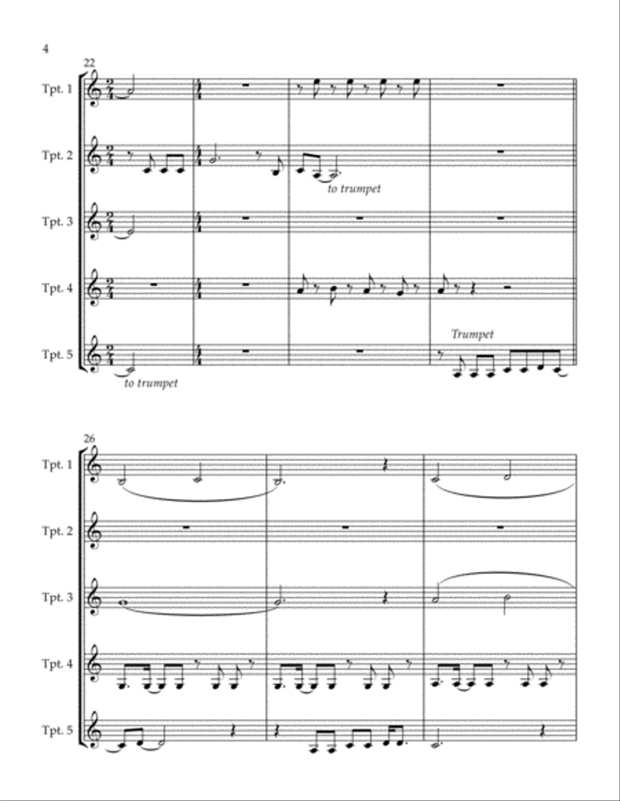 The Sound Of Silence Trumpet Solo scores gallery preview page 4