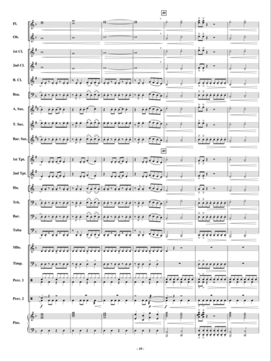 Snakebite! Concert Band scores gallery preview page 9