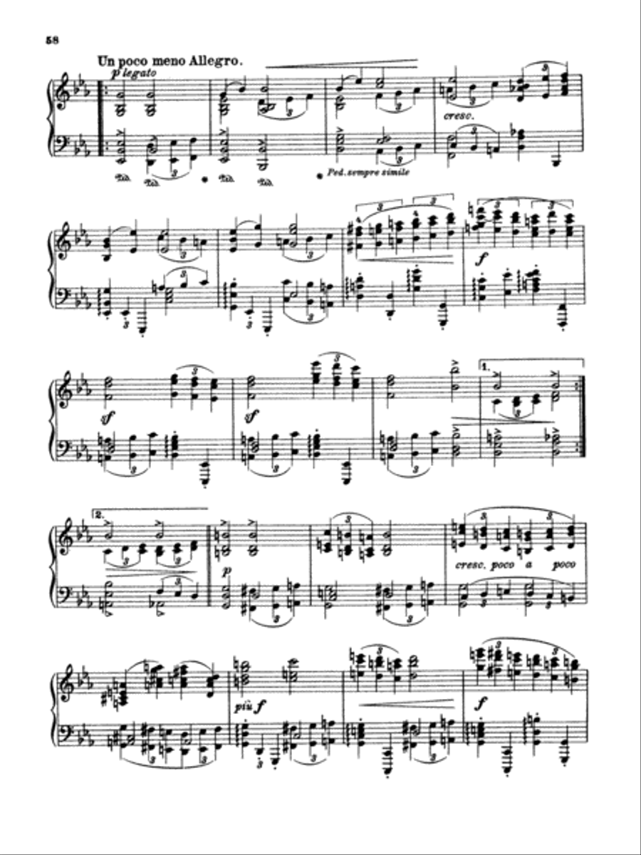 Brahms: Piano Works (Volume II: Op. 76-119 & 5 Etudes) Piano Method scores gallery preview page 3