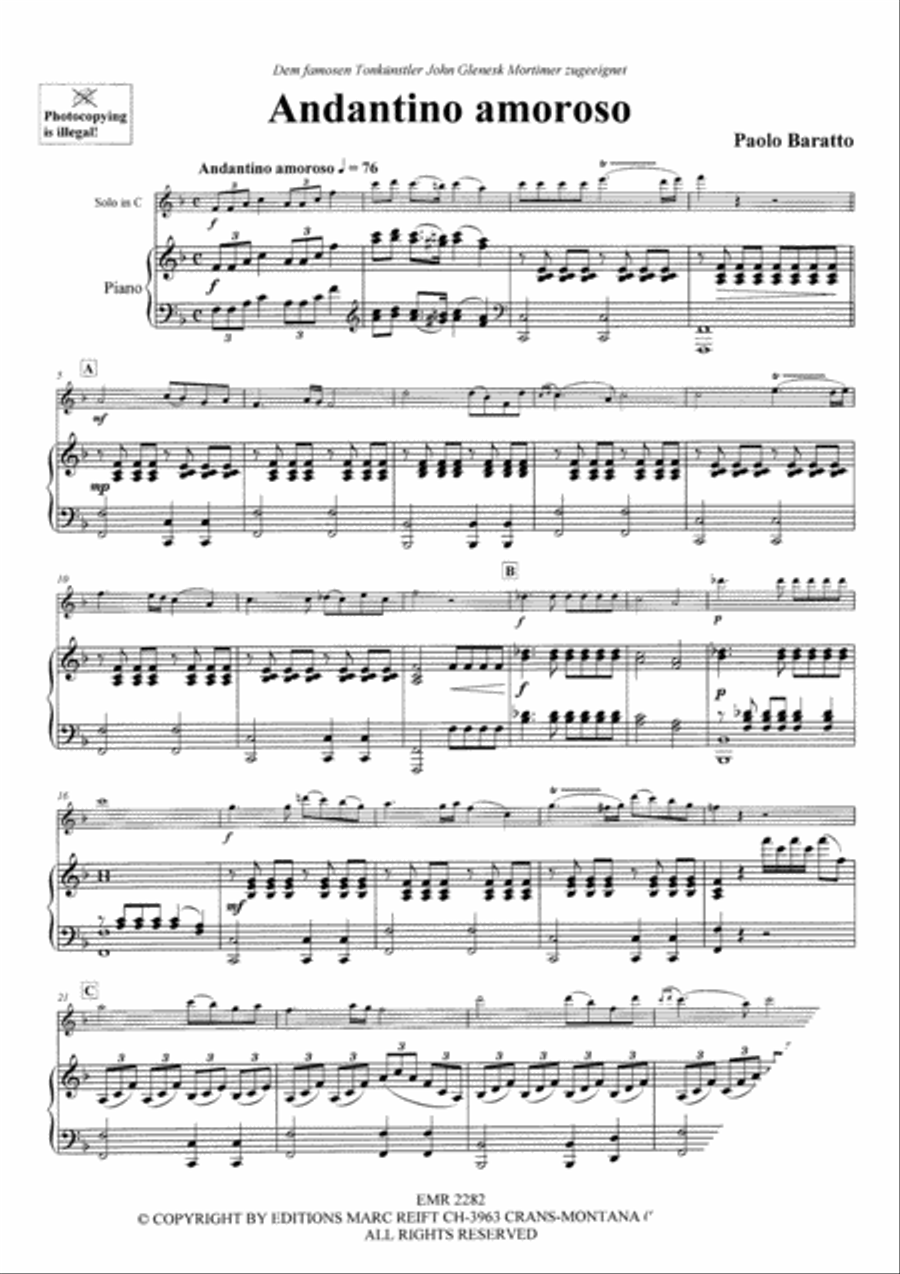 Andantino Amoroso Andantino Amoroso Tuba scores gallery preview page 3