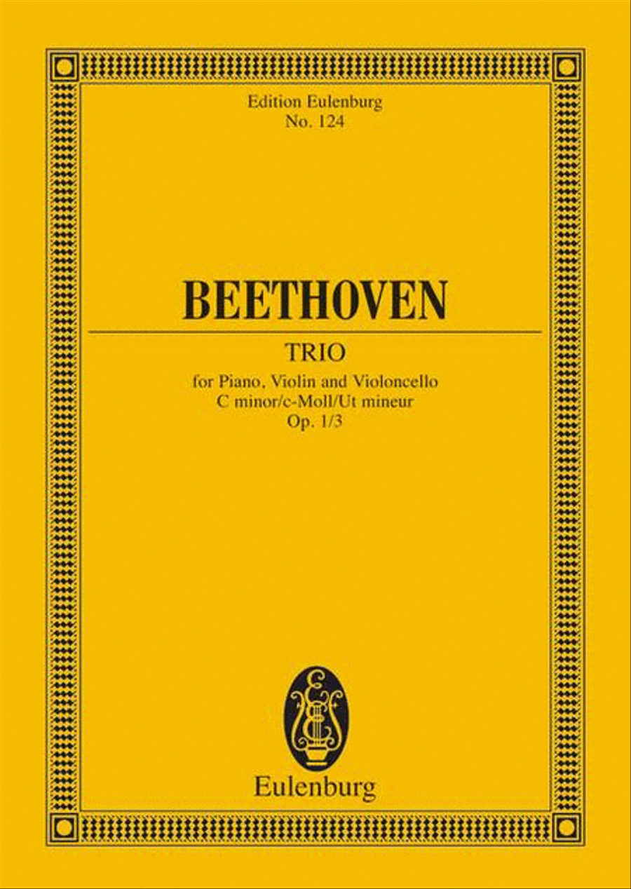 Piano Trio No. 3 C minor Piano Trio scores gallery preview page 1