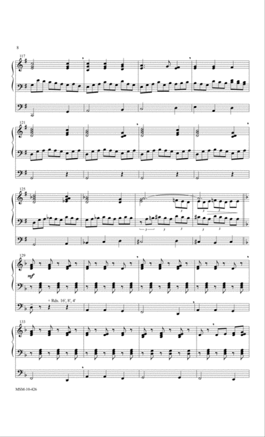 In Thee Is Gladness Organ scores gallery preview page 5