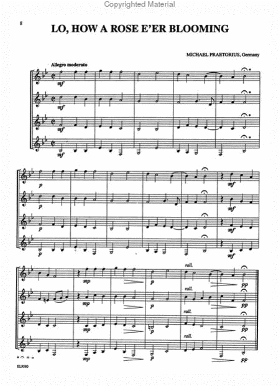 Christmas Quartets for All (Holiday Songs from Around the World) Small Ensemble scores gallery preview page 3