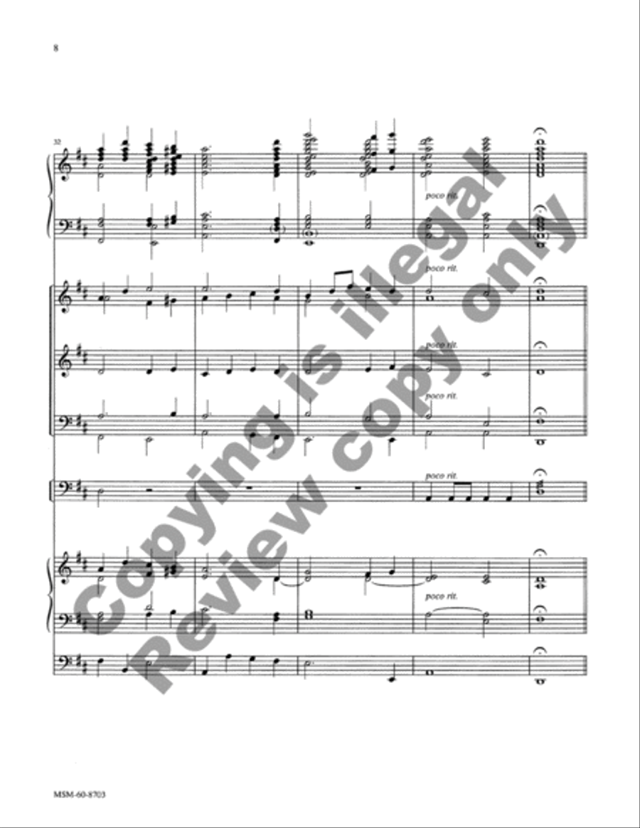 This Is a Time for Banners and Bells (Full Score) Choir scores gallery preview page 9