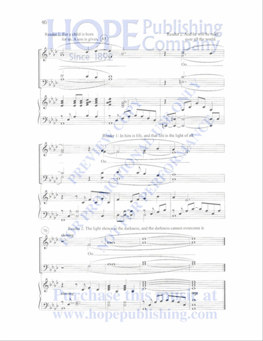 By Heaven's Light Choir scores gallery preview page 47