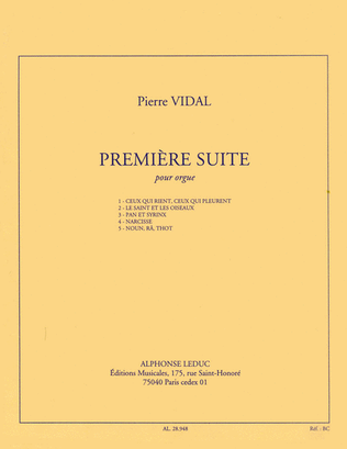 Book cover for Suite No.1 (organ)