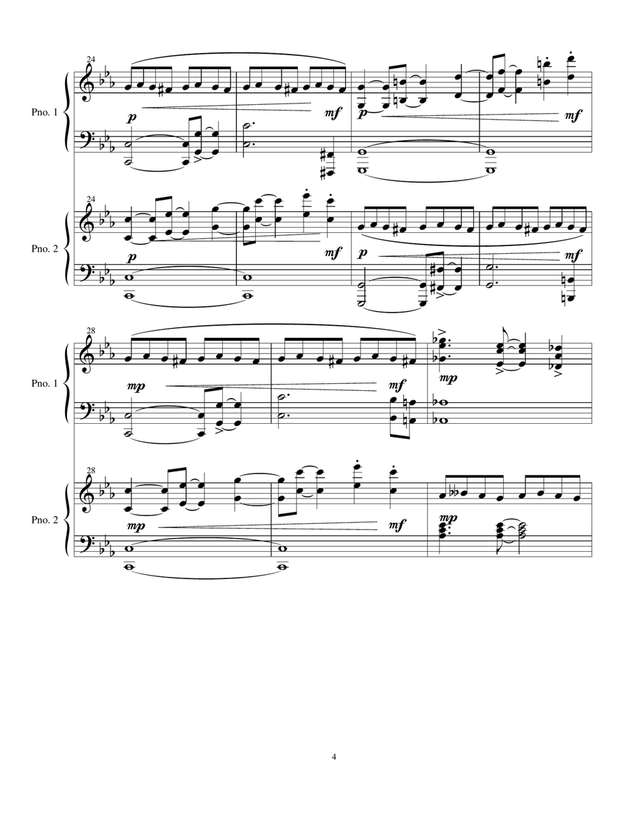 La Perla Negra Piano scores gallery preview page 4