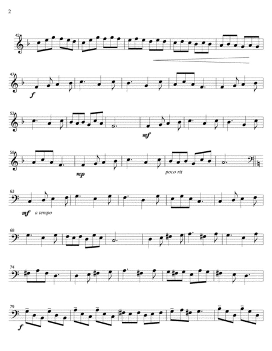 Attwood's Allegro-gigue-piano solo Piano Method scores gallery preview page 2