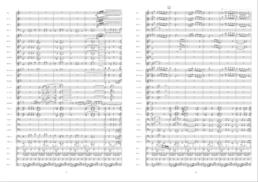 Charanga For Trumpet Concert Band scores gallery preview page 9