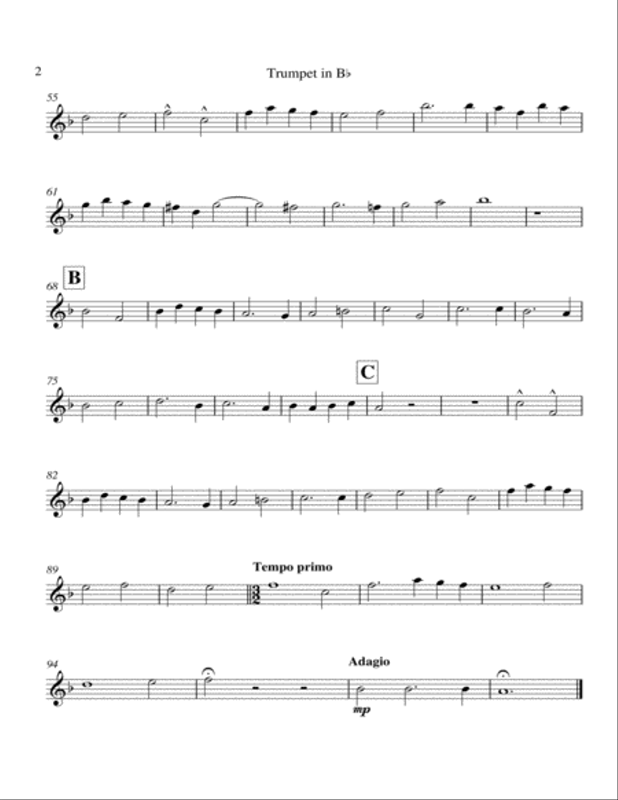 Quatricinia from Tower Music of 1696 Bass Trombone scores gallery preview page 6