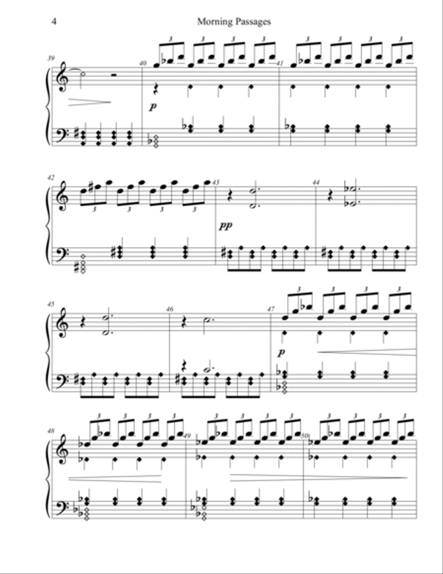 Morning Passages Handbell Choir scores gallery preview page 4