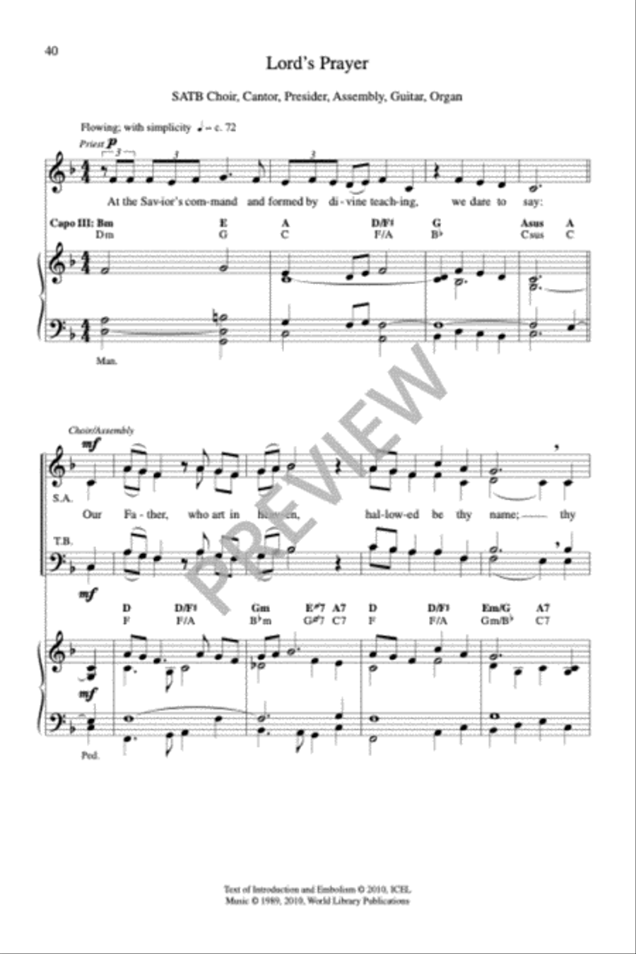 Sing Praise and Thanksgiving Mass-Full Score (revised) 4-Part scores gallery preview page 17