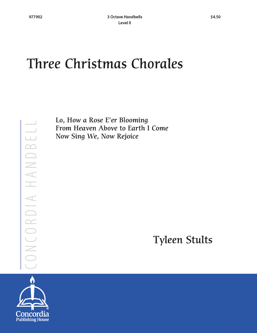 Three Christmas Chorales Handbell Choir scores gallery preview page 1