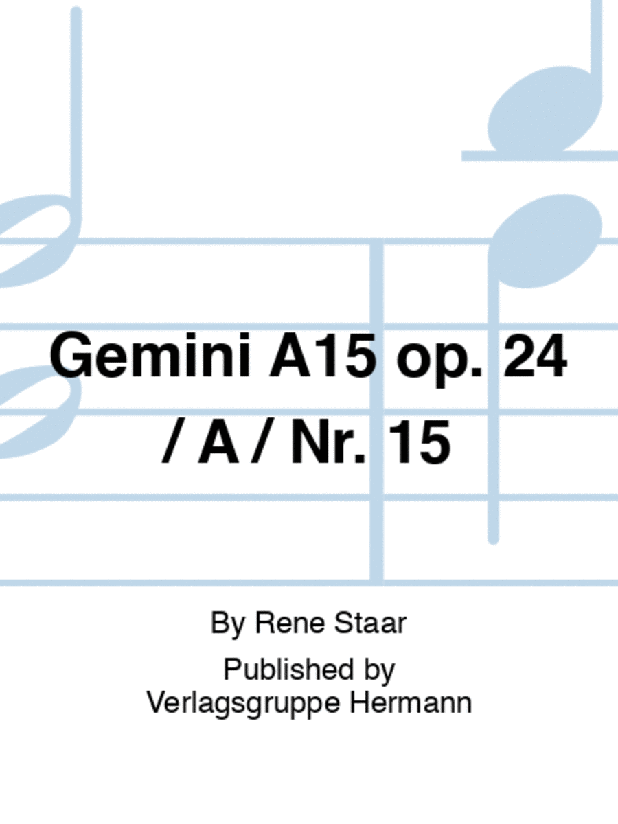Gemini A15 op. 24 / A / Nr. 15 Bassoon scores gallery preview page 1