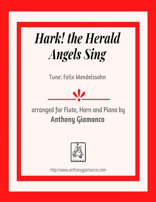 Hark! the Herald Angels Sing (flute, french horn and piano)