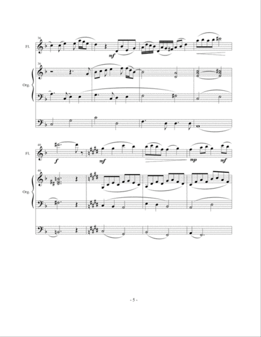 Pie Jesu Small Ensemble scores gallery preview page 6