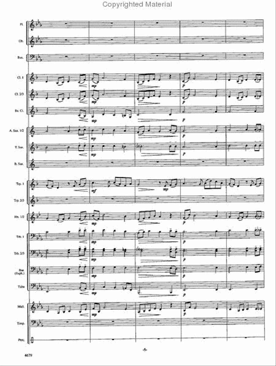 The Legend of Danny Boy Concert Band scores gallery preview page 3