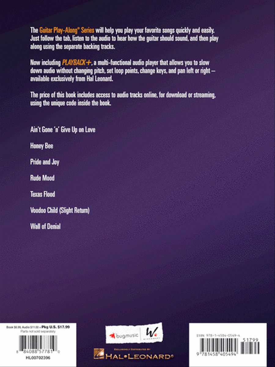 More Stevie Ray Vaughan More Stevie Ray Vaughan Electric Guitar scores gallery preview page 9