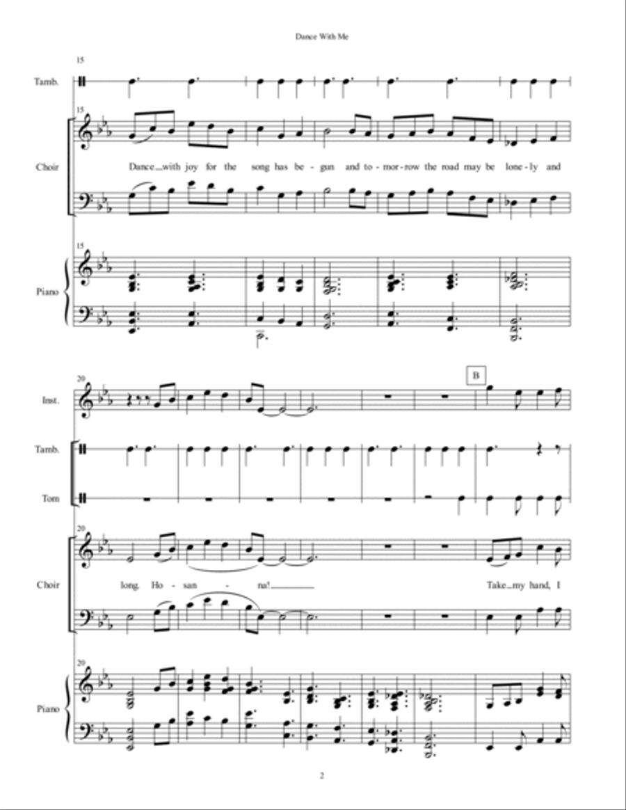 Dance With Me 4-Part scores gallery preview page 3