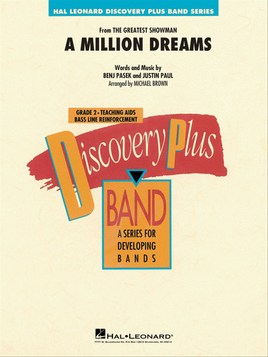A Million Dreams (from The Greatest Showman) Concert Band scores gallery preview page 1