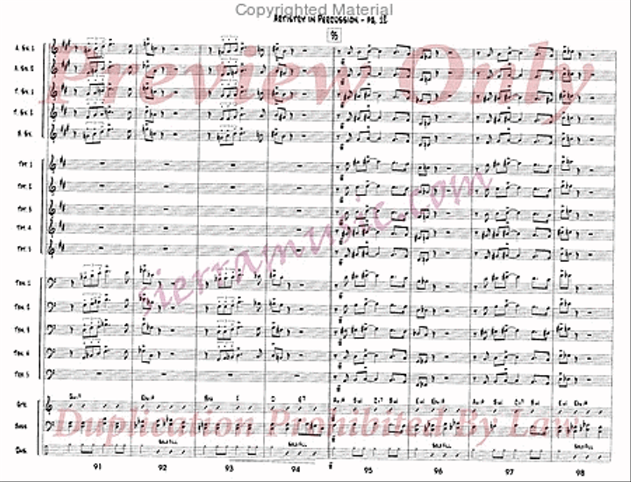 Artistry In Percussion Jazz Ensemble scores gallery preview page 13