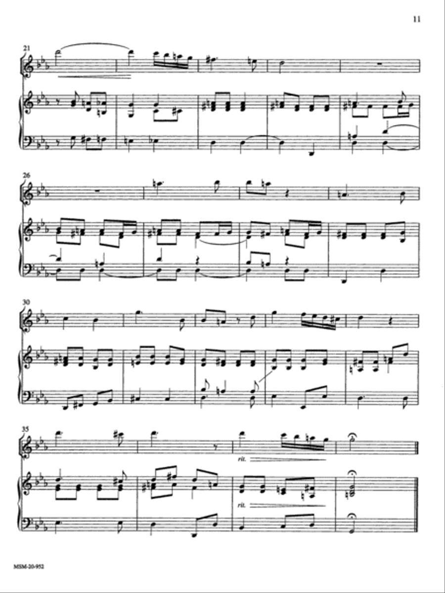 Largo (from a Sonata) Largo (from a Sonata) Piano scores gallery preview page 2