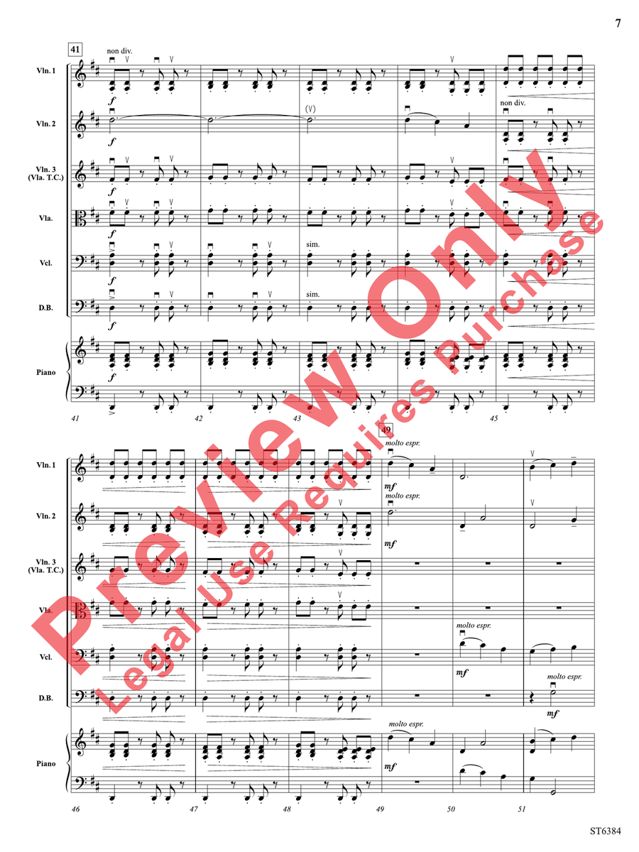 Forever Joyful! Forever Joyful! String Orchestra scores gallery preview page 8